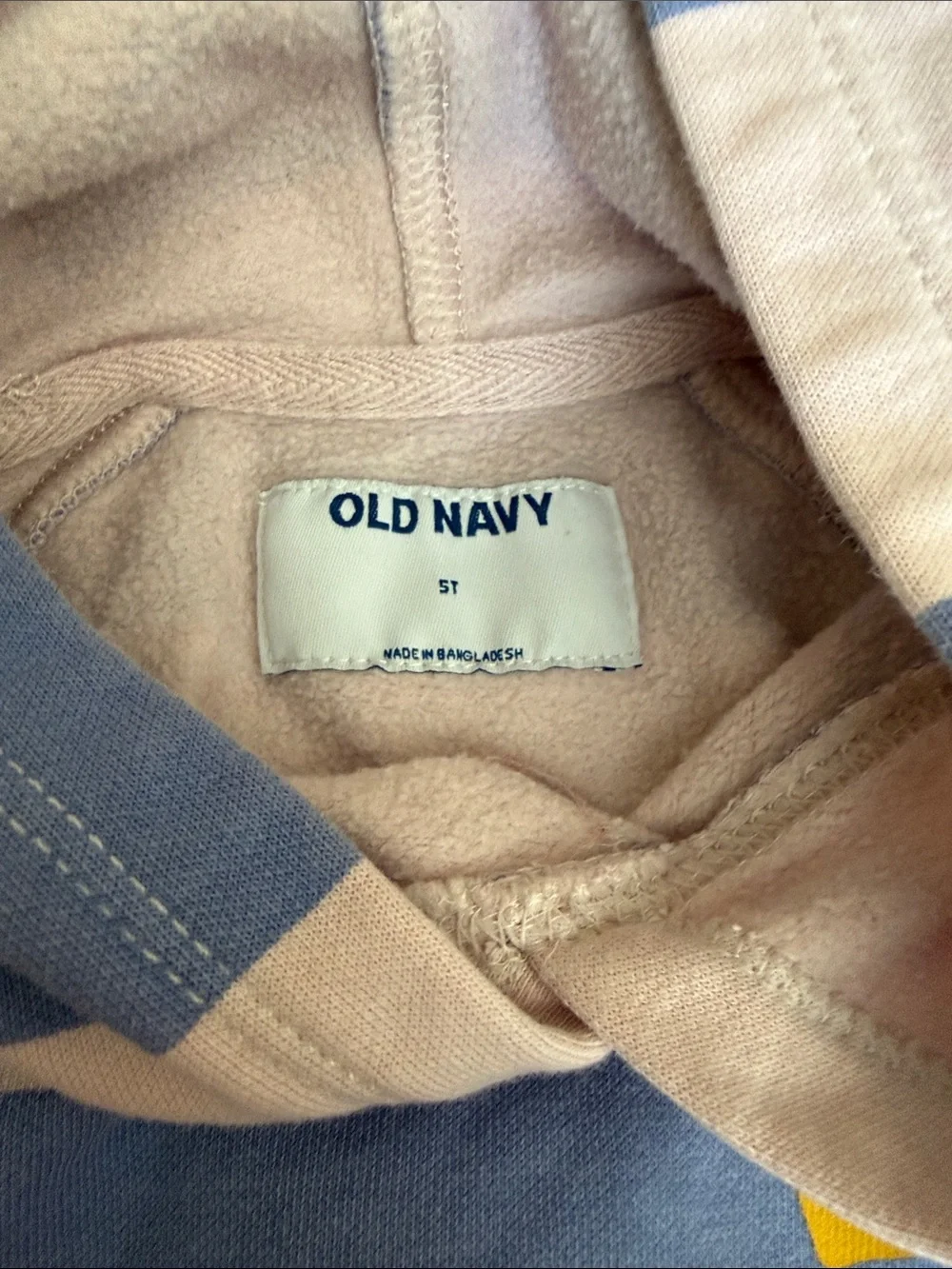 Old Navy Striped Hoodies - Pink & Red and Blue & Cream